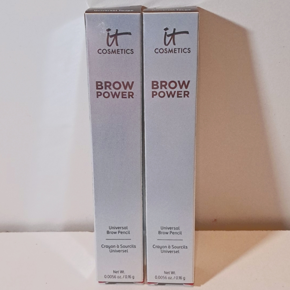 2 pack of IT Cosmetics Brow Power Universal Brow Pencil (Universal Taupe)